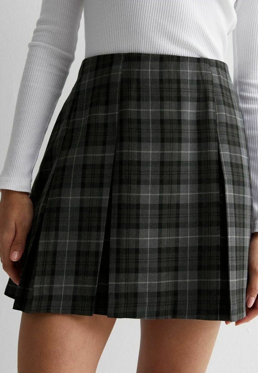 

Юбка А-силуэта CHECK New Look, цвет light grey