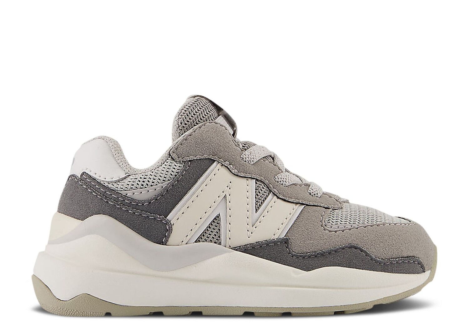 

Кроссовки New Balance 57/40 Bungee Toddler Wide 'Castlerock Moonbeam', серый
