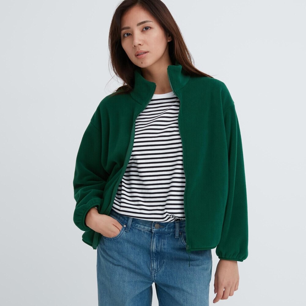 

Женская куртка Uniqlo на молнии, зеленый
