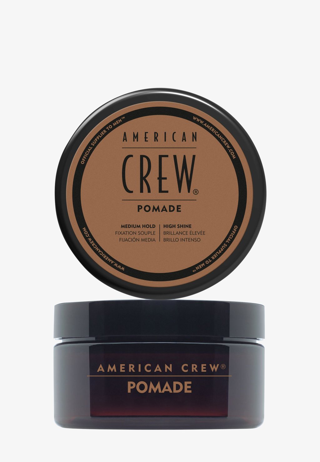 Стайлинг POMADE MEDIUM HOLD WITH HIGH SHINE American Crew american crew hair styling pomade medium hold high shine 3 oz 85 g