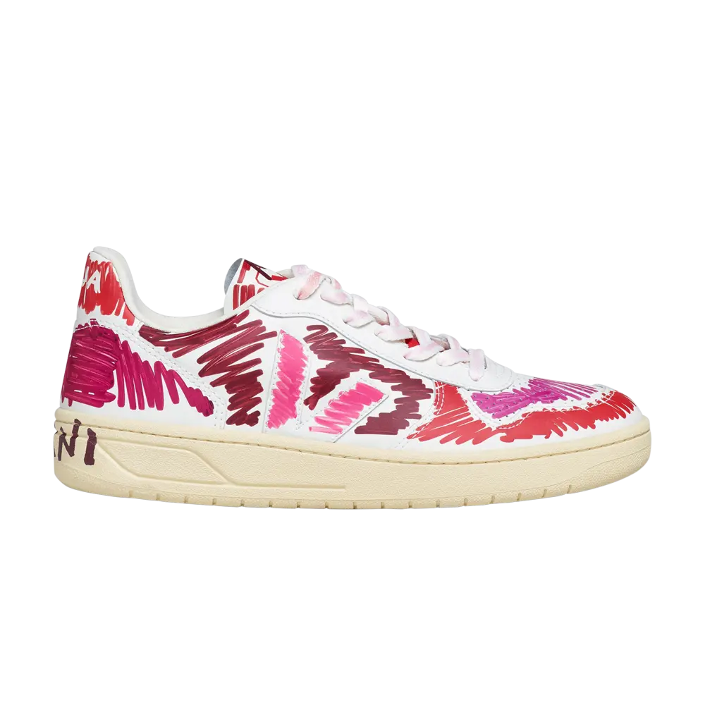 

Низкие кроссовки Marni x V-10 Low Veja, мультиколор