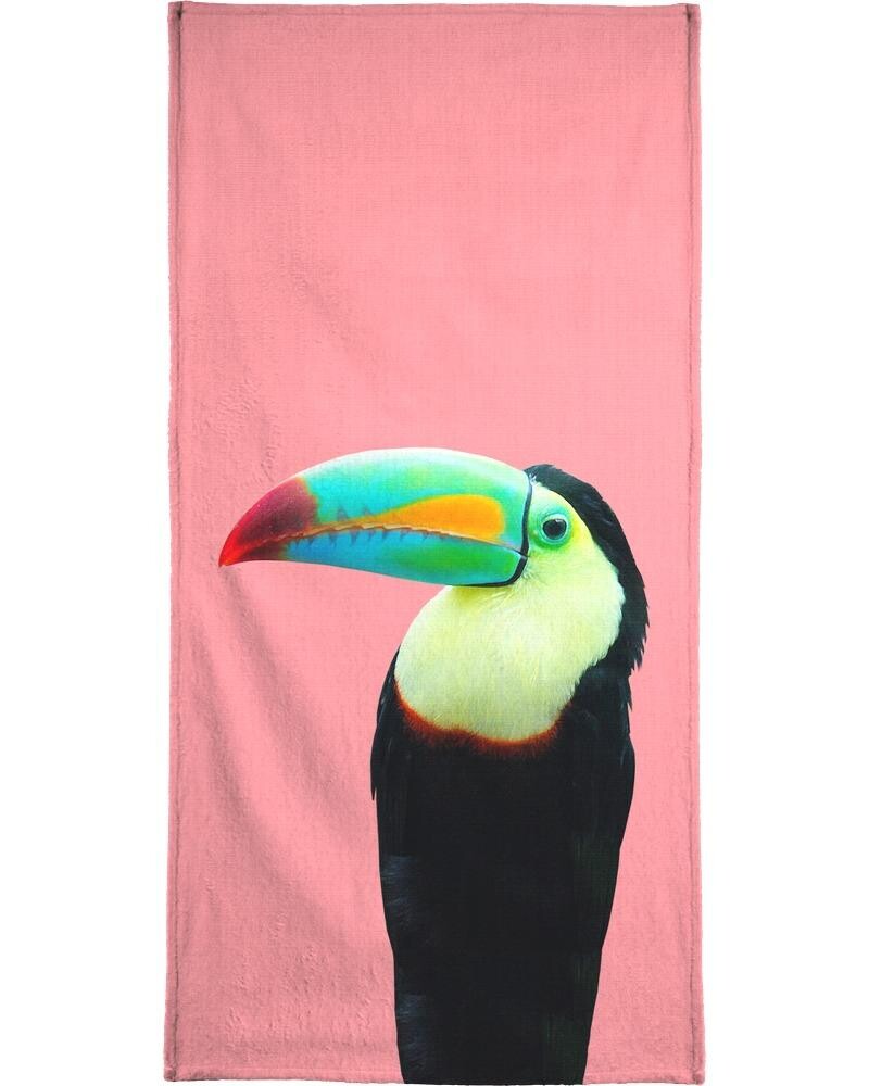 

Полотенце для ванной Juniqe Print 145, цвет Bunt & Rosa