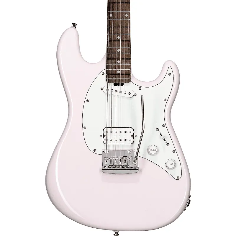 

Электрогитара Sterling by Music Man Cutlass CTSS30HS Short Scale HS Electric Guitar - Shell Pink