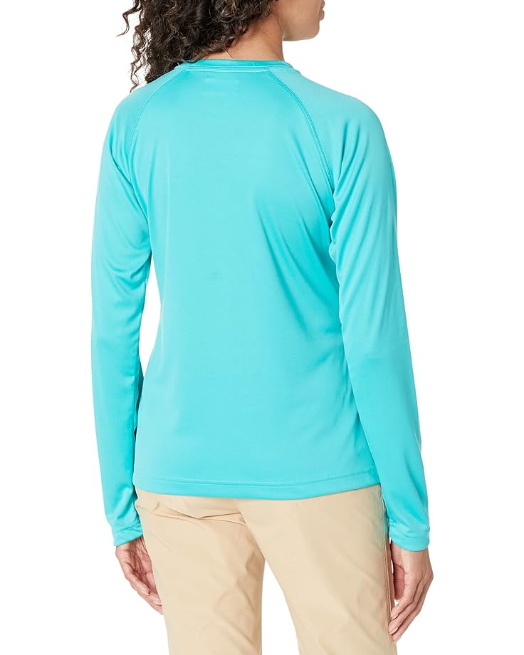 Рубашка Columbia Fork Stream Long Sleeve Shirt, цвет Bright Aqua/Nocturnal Graphic