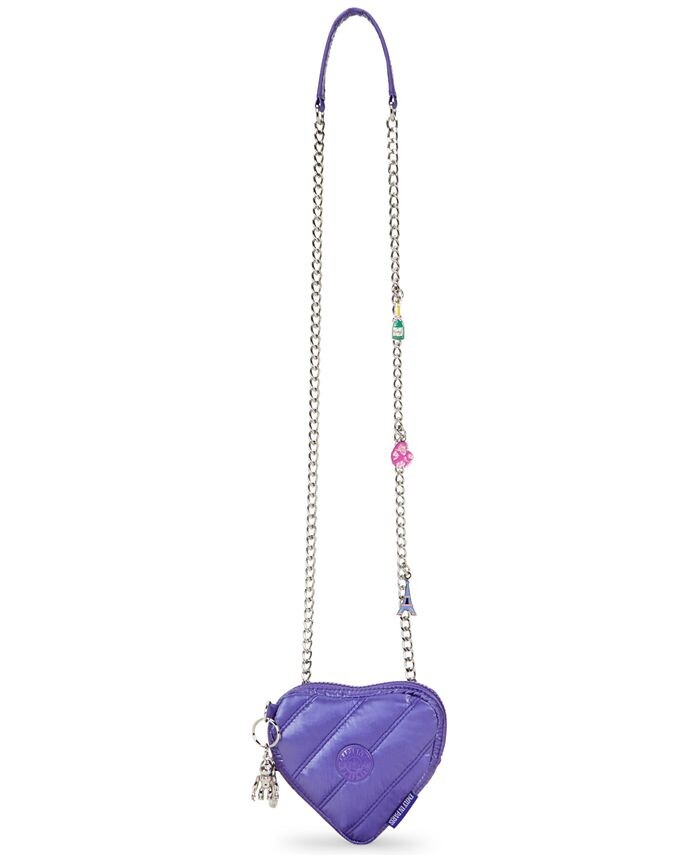 

Сумка через плечо Jozi Heart из коллаборации с Emily in Paris Kipling, цвет Glossy Lilac