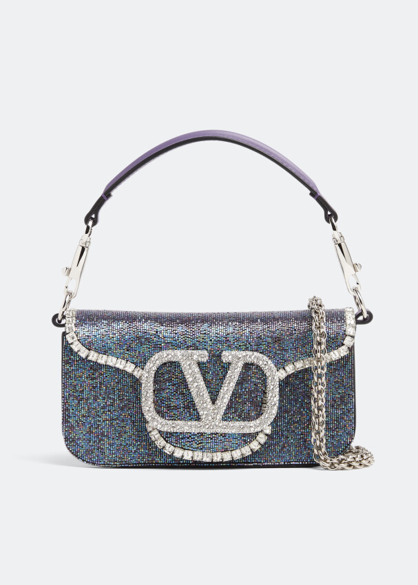 

Сумка через плечо Valentino Garavani Locò Small, фиолетовый