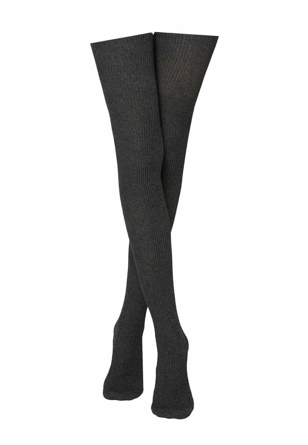 

Носки выше колена RIBBED Calzedonia, темно-серый