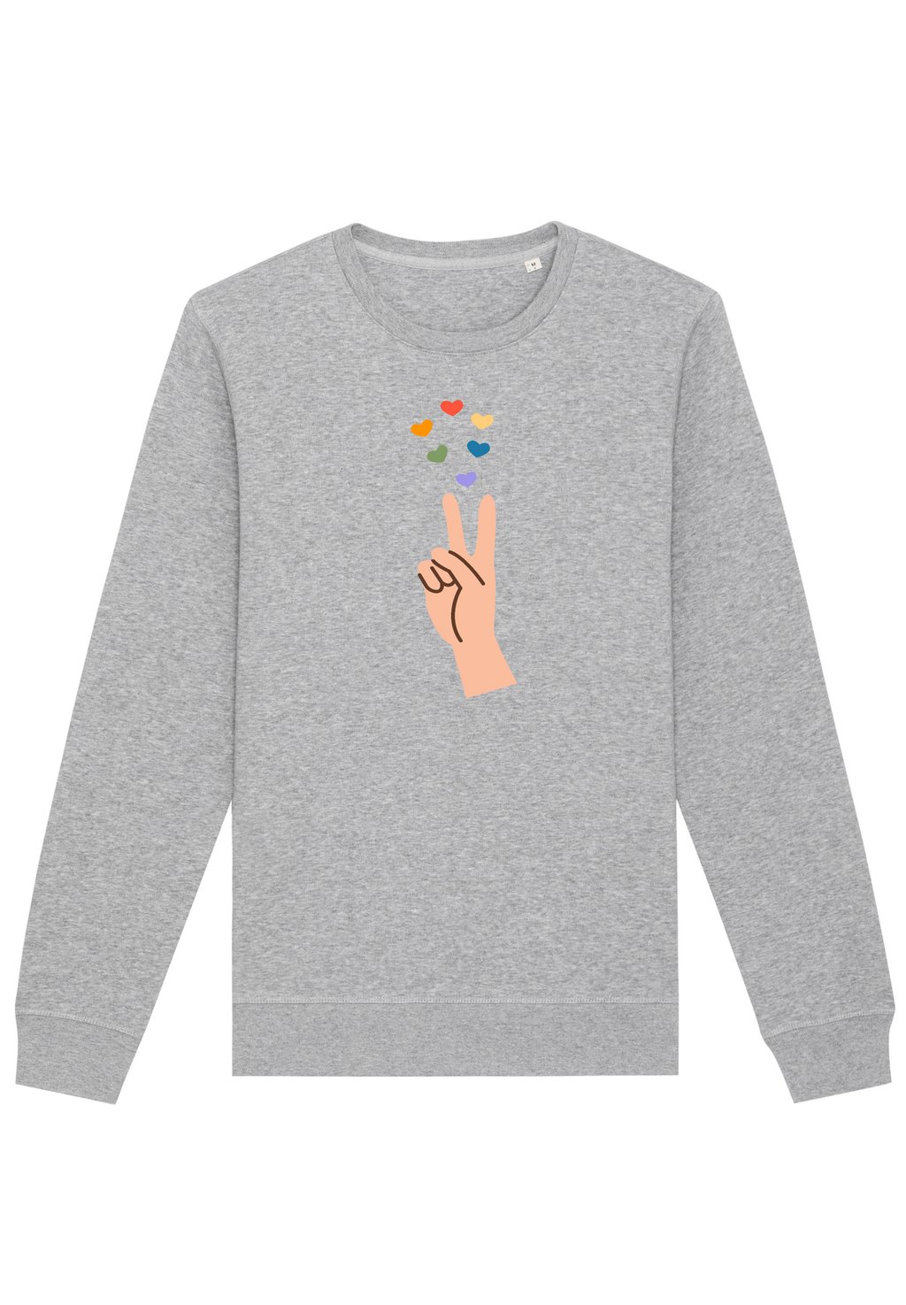 

Толстовка SPREAD LOVE Watapparel, цвет heather grey