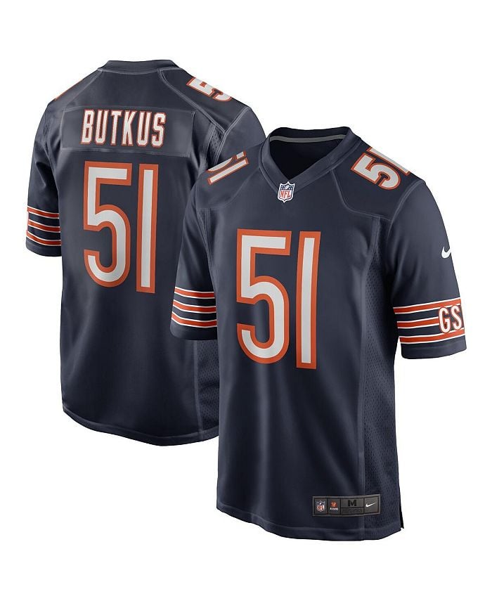 

Мужская футболка темно-синего цвета Dick Butkus Chicago Bears Game для пенсионеров Nike, синий