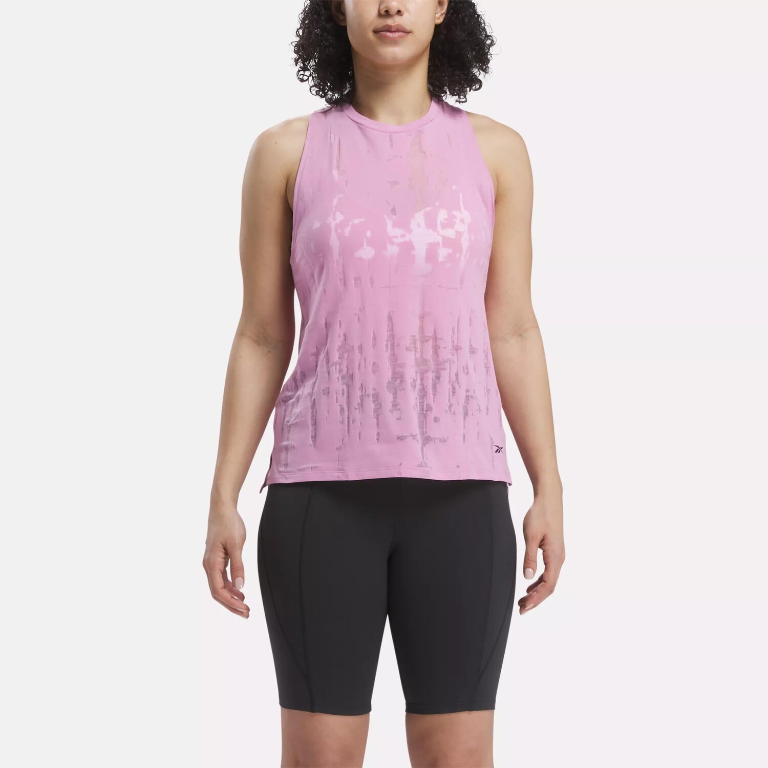 

Выгорающий танк Reebok, цвет Jasper Pink