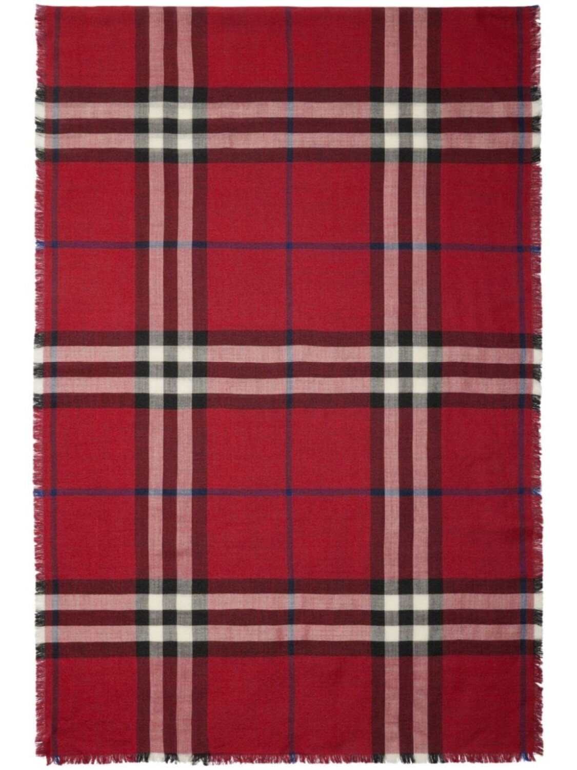 

Двусторонний шарф в клетку Burberry, красный