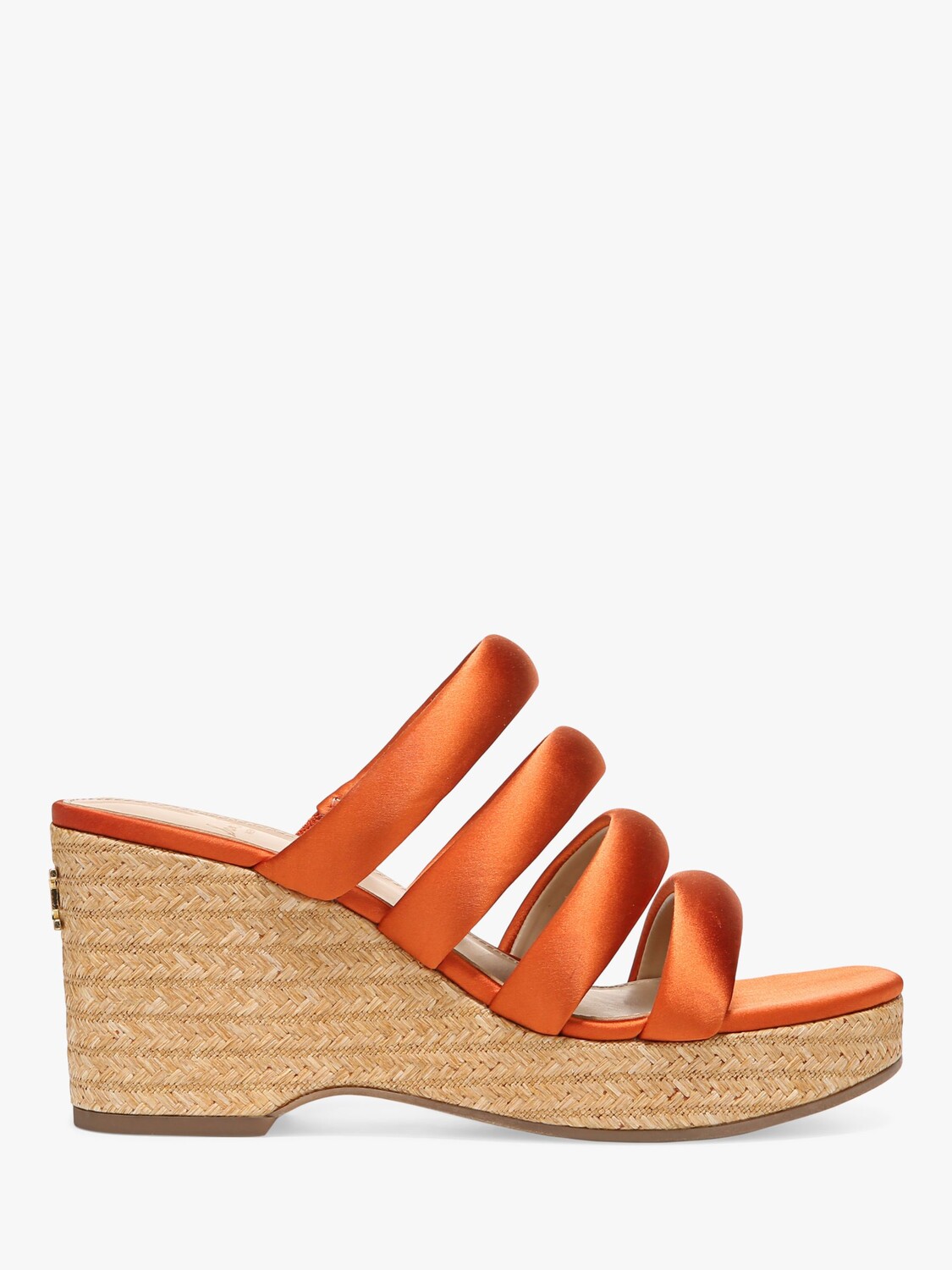 

Кожаные босоножки на танкетке Sam Edelman Yuki, оранжевые