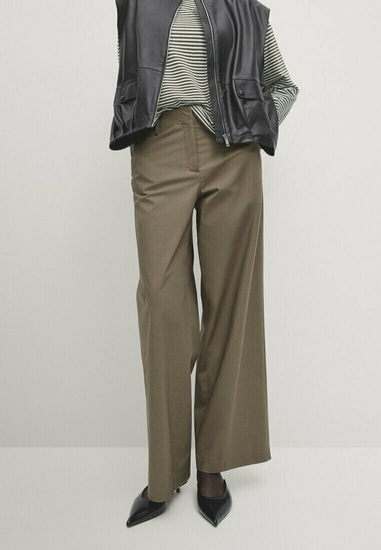 

Брюки Massimo Dutti, цвет khaki