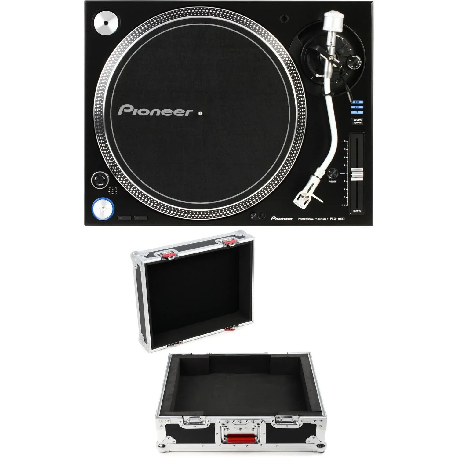 

Профессиональный проигрыватель Pioneer DJ PLX-1000 с жестким футляром ATA