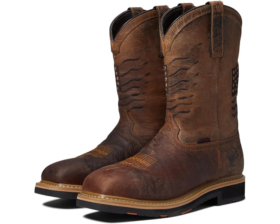 Ботинки Hoss Rushmore CT WP PR Rancher Buff - BIG HOSS Sizes, коричневый