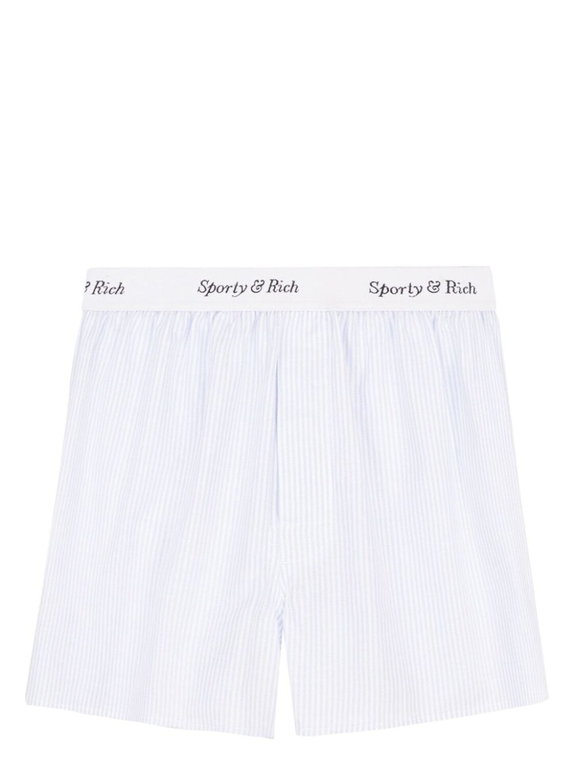 

Sporty & Rich шорты в полоску с логотипом, синий