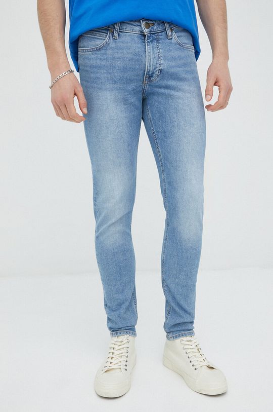 Джинсы Мэлоун Lee, синий джинсы скинни blend прилегающий силуэт средняя посадка размер 52 182 голубой