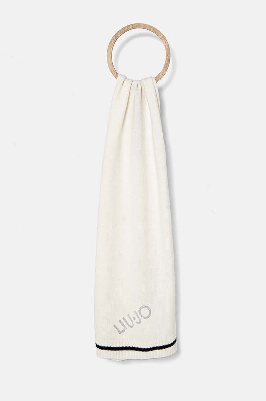 

Шарф из смесовой шерсти Liu Jo, белый