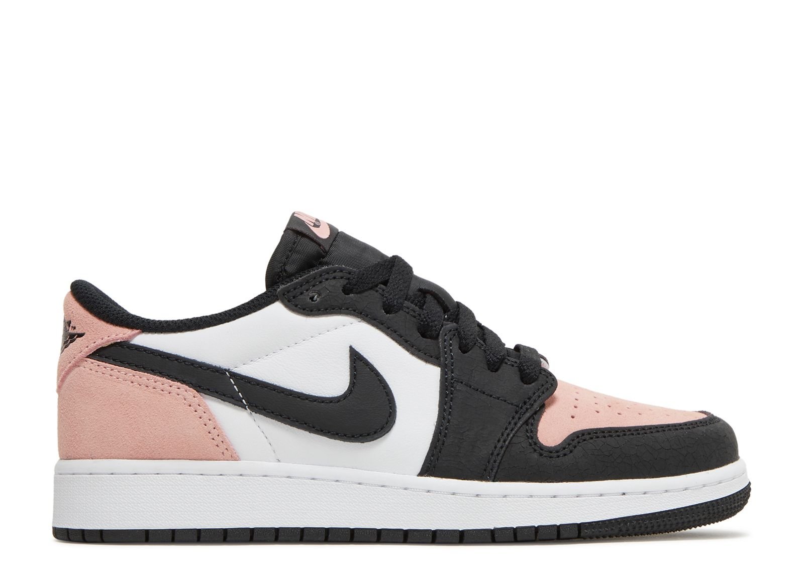 Кроссовки Air Jordan Air Jordan 1 Retro Low Og Gs 'Bleached Coral', розовый