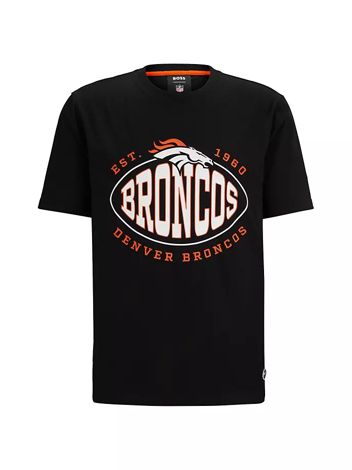 

Футболка BOSS x NFL из эластичного хлопка Boss, цвет broncos charcoal