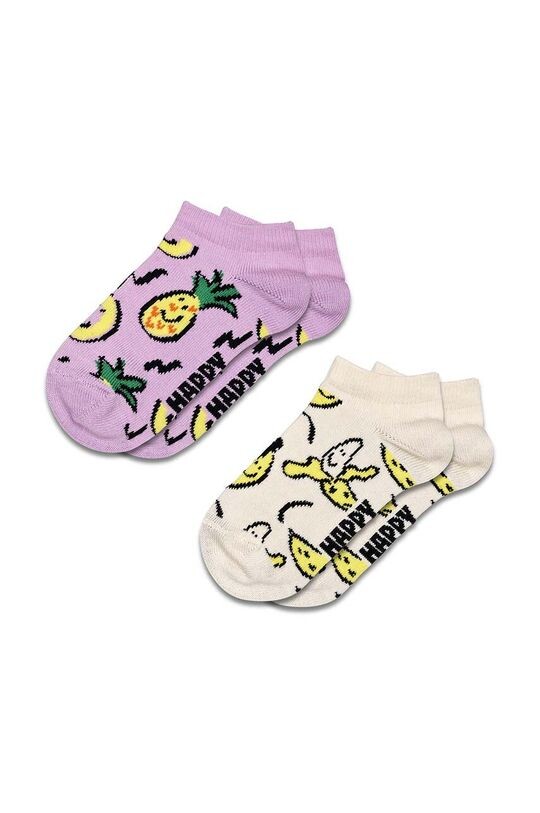 

Happy Socks Детские носки Kids Fruits Low Socks 2 шт., розовый