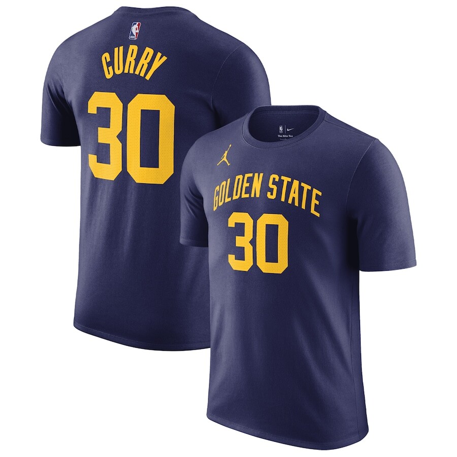 

Футболка с коротким рукавом Jordan Brand Golden State Warriors, нави