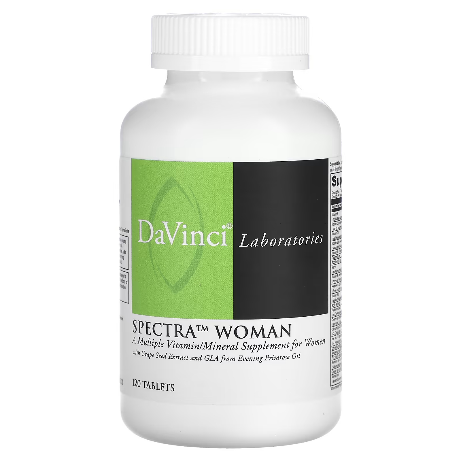 цена Витаминно-минеральные комплекс DaVinci Laboratories of Vermont Spectra Woman, 120 таблеток