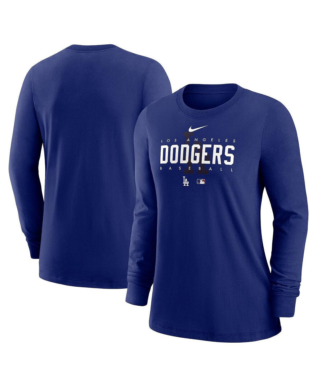 

Женская футболка с длинным рукавом Royal Los Angeles Dodgers Authentic Collection Legend Performance Nike