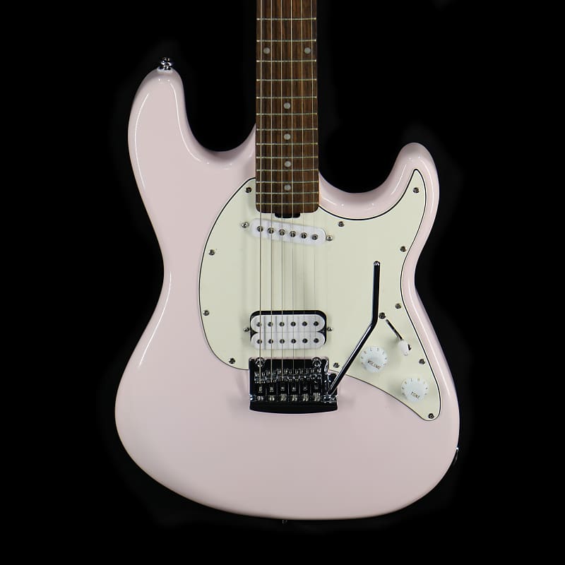 

Электрогитара Sterling by Music Man SUB Series Cutlass Short Scale HS in Shell Pink