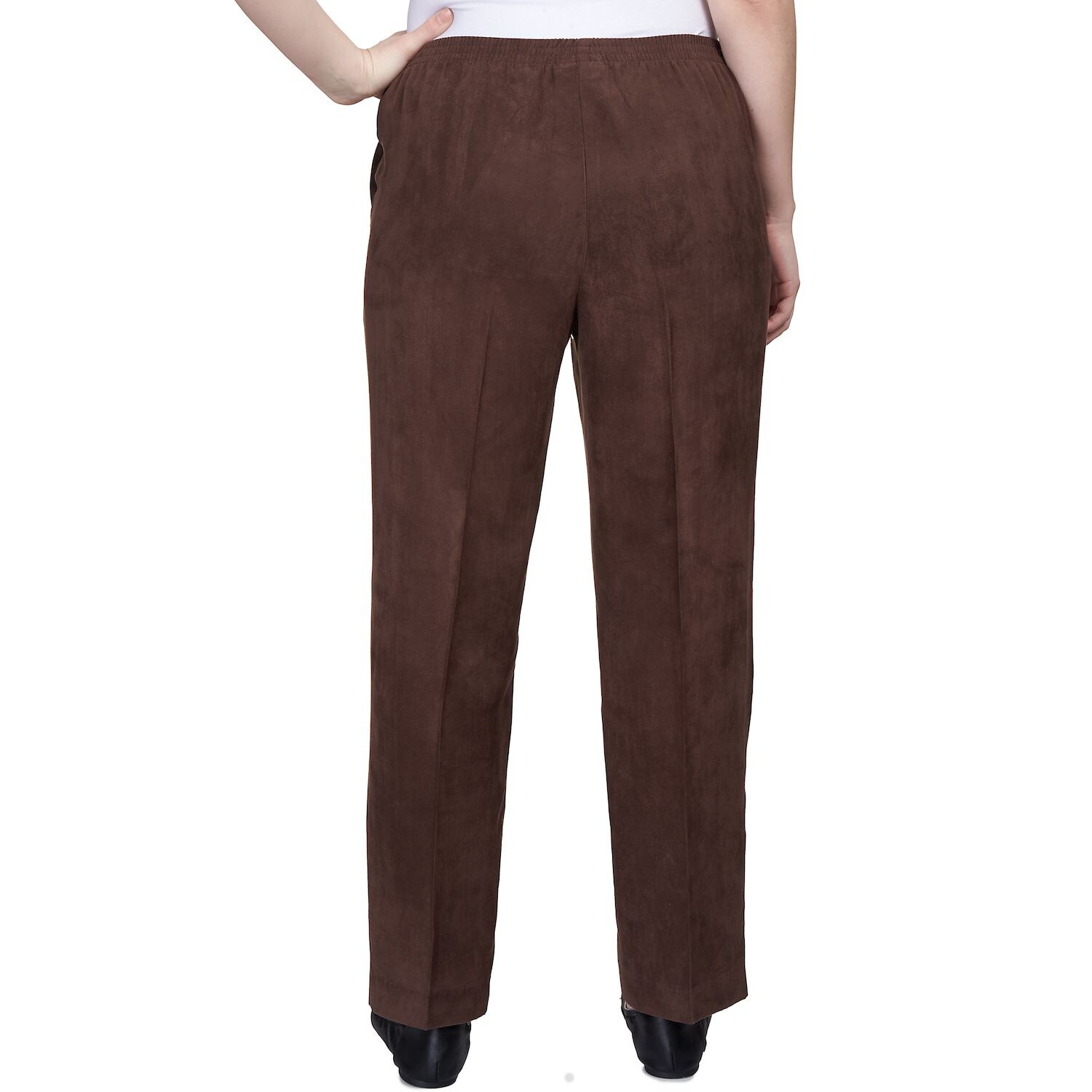 

Брюки средней длины из микрозамши Petite Alfred Dunner Alfred Dunner