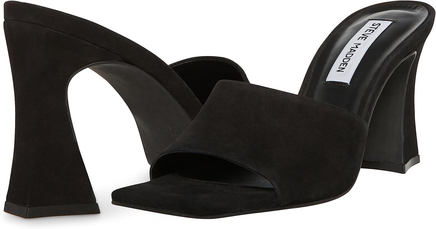 

Босоножки Fairfax Heeled Sandal Steve Madden, цвет Black Nubuck