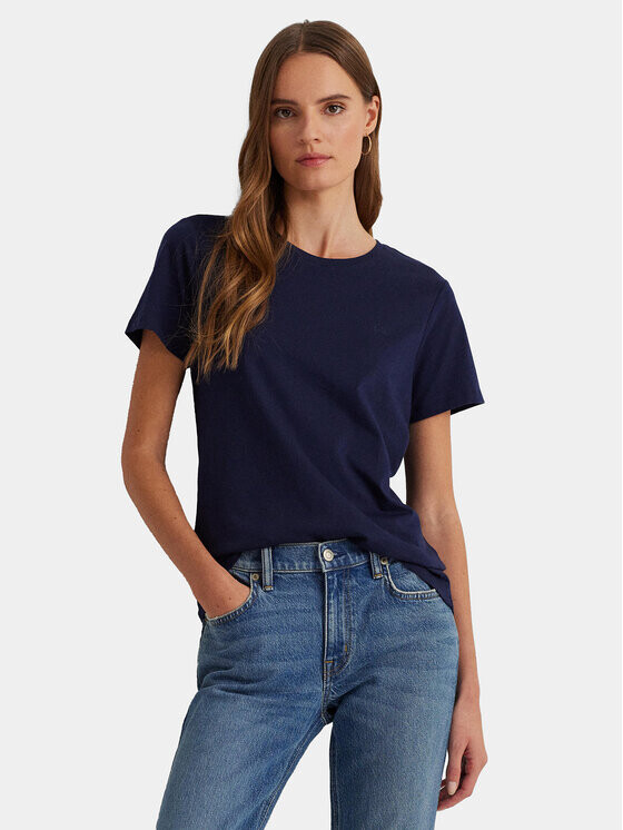 

Футболка свободного кроя Lauren Ralph Lauren, синий