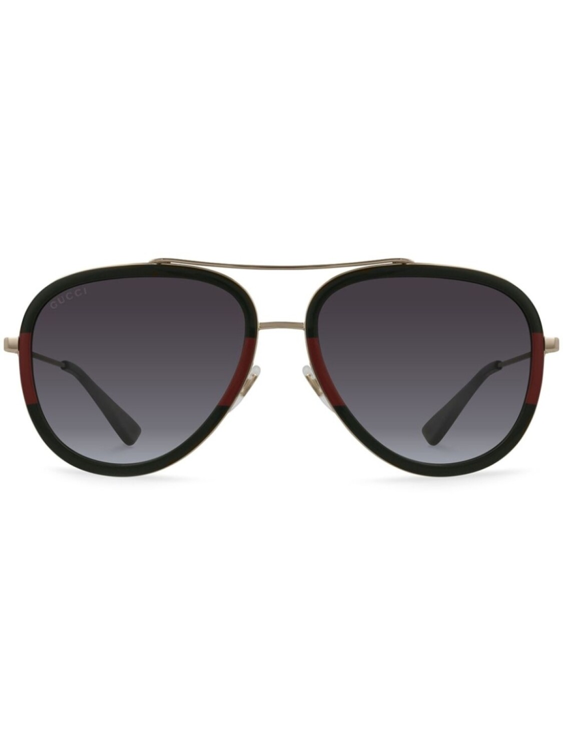 

Солнцезащитные очки-пилоты Gucci Eyewear, зеленый