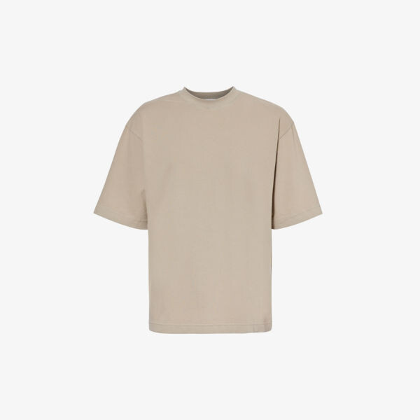 

Футболка Extorr из хлопкового джерси с аппликацией логотипа Acne Studios, серый