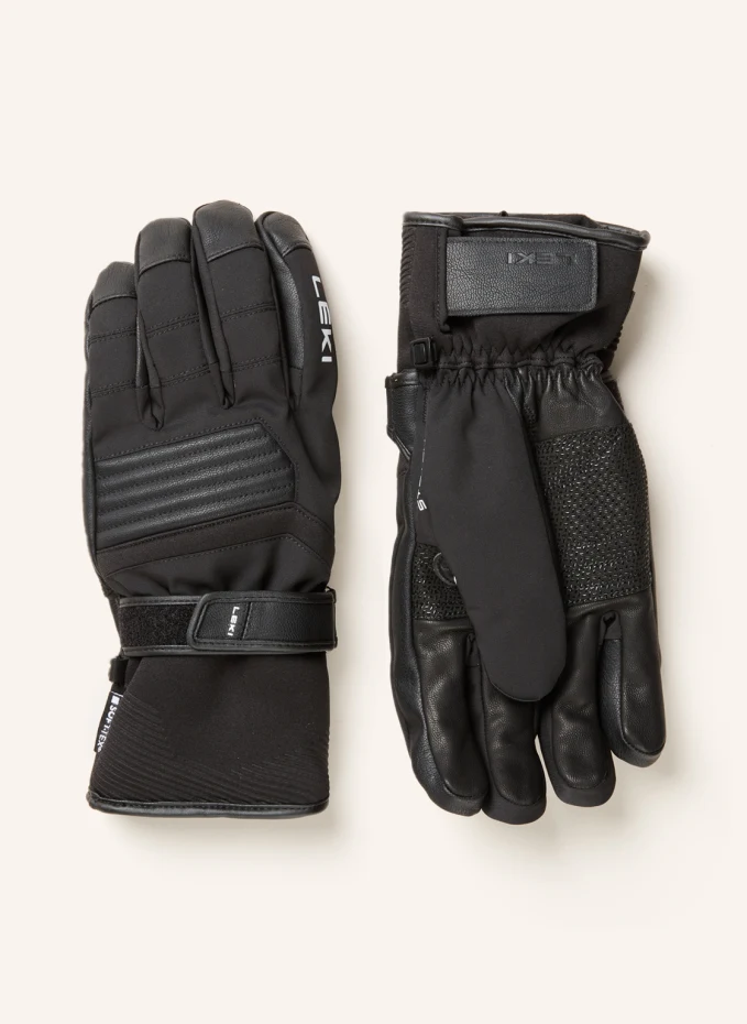 Лыжные перчатки stormlite 3d Leki, черный