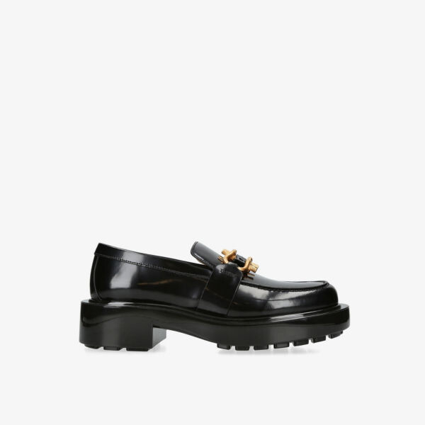 

Кожаные лоферы Monsieur Horsebit с декором Bottega Veneta, черный