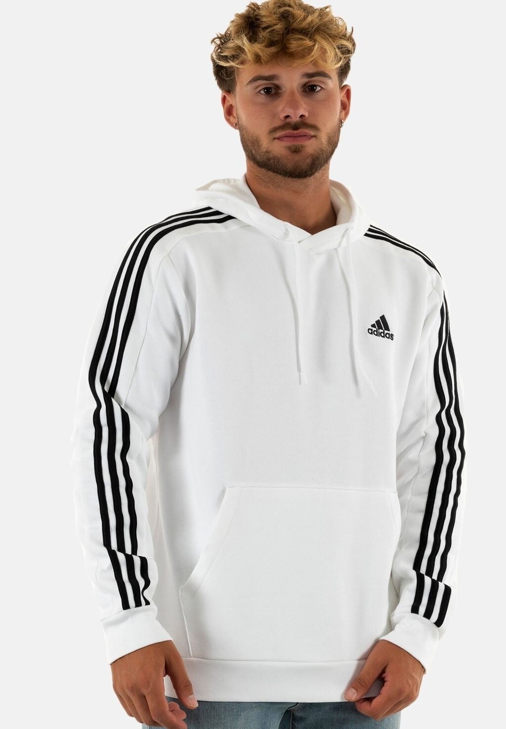 

Свитер с капюшоном adidas Originals, белый