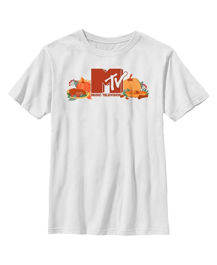 

Детская футболка с логотипом MTV Fall для мальчиков Paramount Pictures, белый