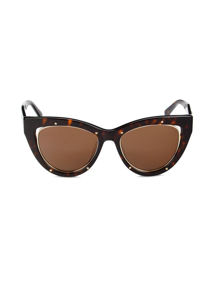 

Солнцезащитные очки «кошачий глаз» 53MM Mcm, цвет Havana
