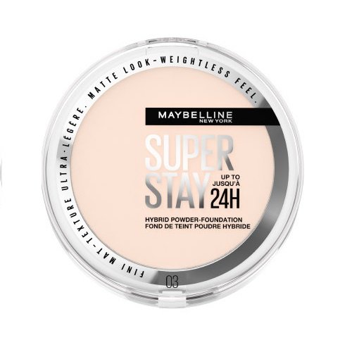 Пудра 03, 9 г Maybelline, Super Stay 24h Hybrid Powder Foundation maybelline new york hybrid powder foundation super stay 24h 021 nude 0 3 fl oz 9 g