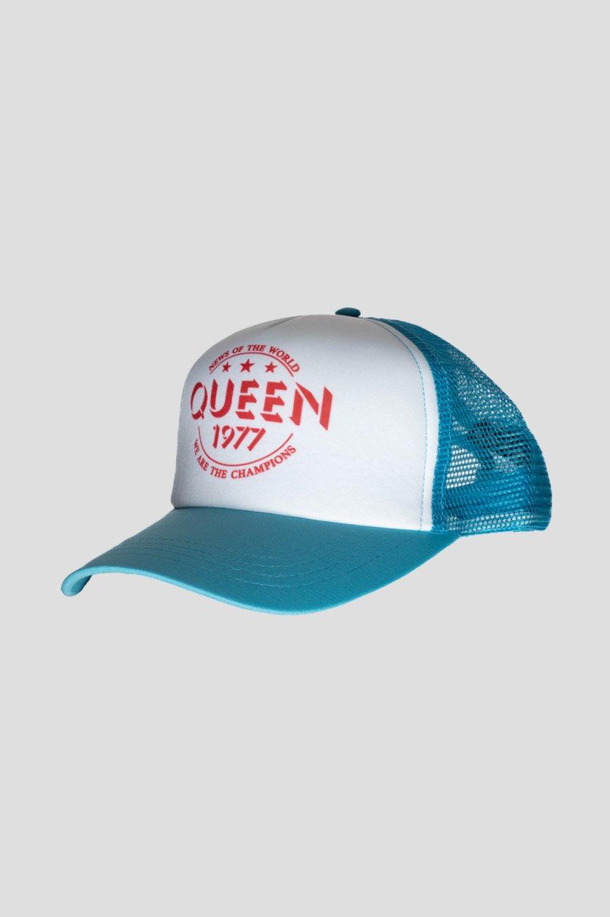 Бейсбольная кепка Trucker с логотипом Champions 77 Band Queen, синий 1 шт унисекс сетчатая кепка утконос на весну лето многоцветный