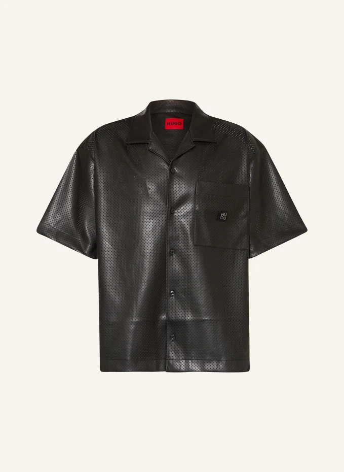 

Курортная рубашка egeeno oversize под кожу Hugo, черный