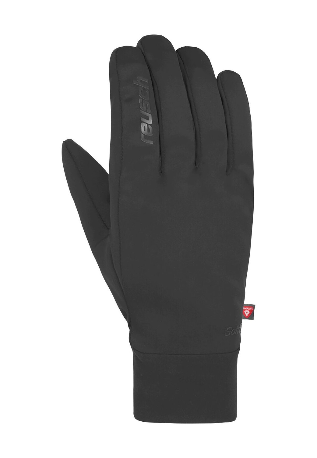 

Перчатки, логотип, мягкая оболочка reusch, черный