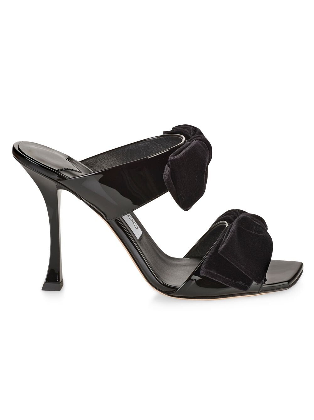 

Лакированные сандалии Flaca 100MM Jimmy Choo, черный