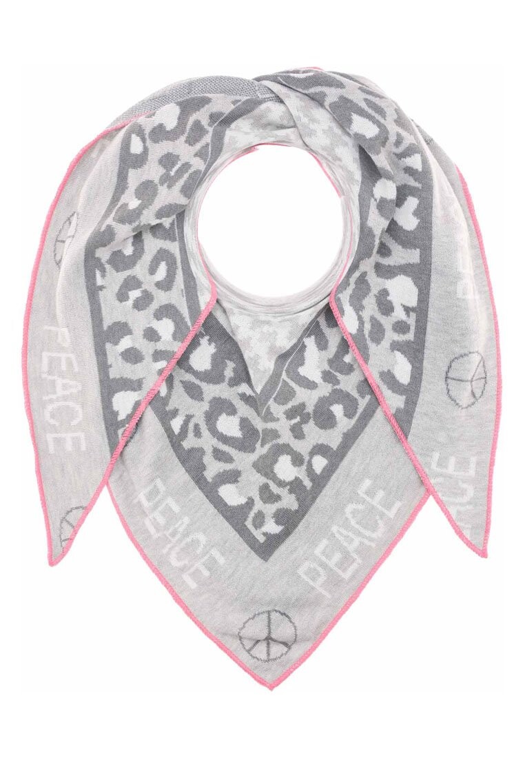 

Шарф LENJA Zwillingsherz, цвет grau pink