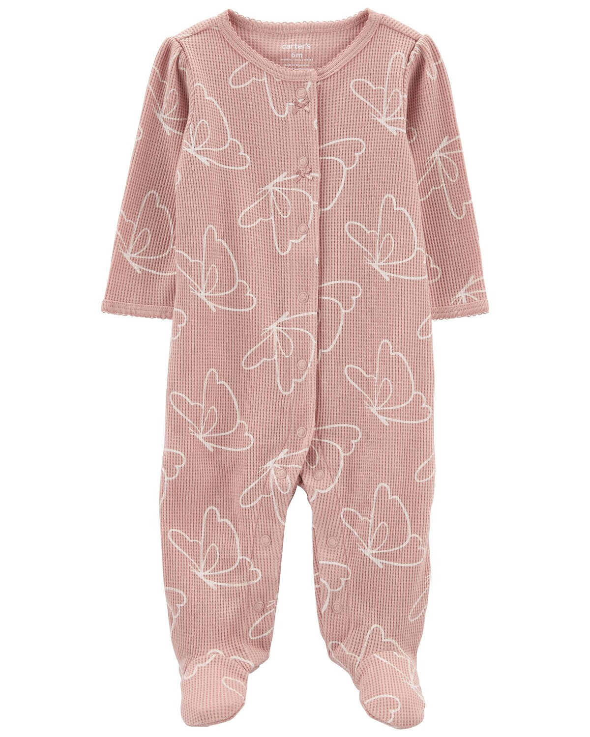 

Baby Butterfly Snap-Up Sleep & Play Carter's, розовый
