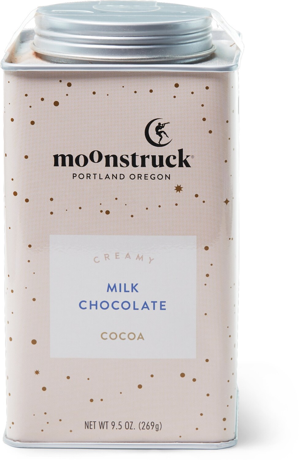 

Сливочный молочный шоколад, банка горячего какао Moonstruck