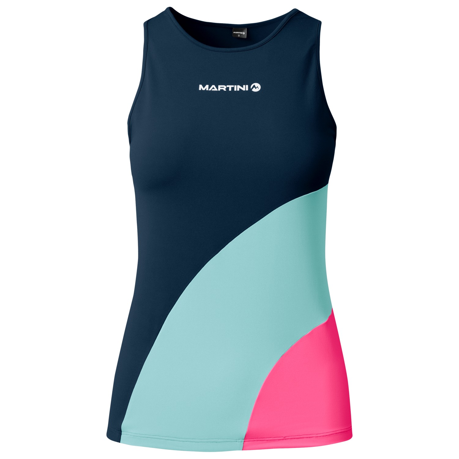 Топ Martini Women's Alpmate Shirt Dynamic, цвет true navy/skylight/blush
