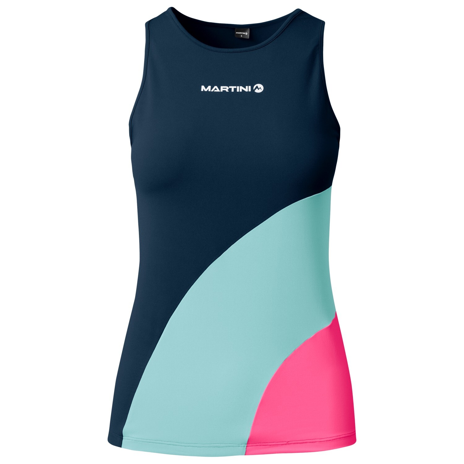 

Топ Martini Women's Alpmate Shirt Dynamic, цвет true navy/skylight/blush
