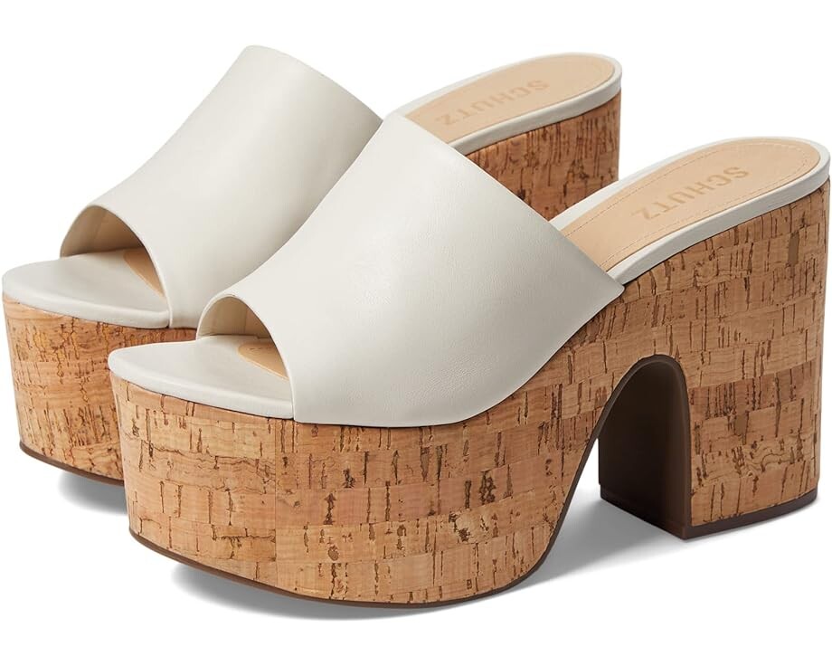 

Сандалии Schutz Dalle Cutout, цвет Pearl